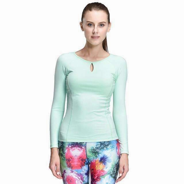 Women Compression Sport T-Shirt Running Mujer Deportivas Woman FitnessT-Shirt Running Women Clothes Long Sleeve Yoga Tops discount store Vented Panels