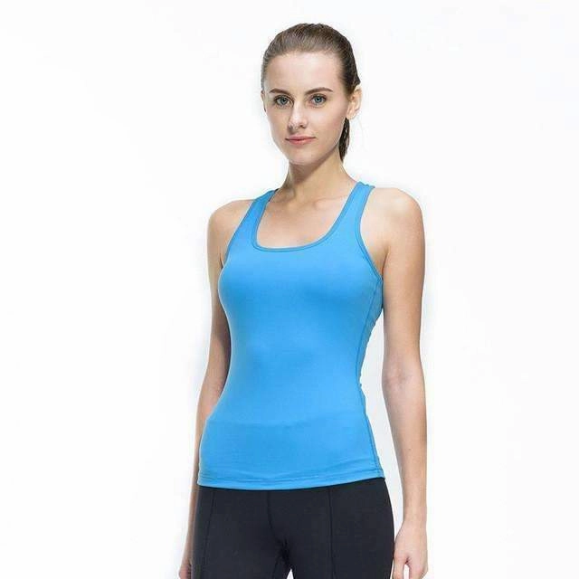 gold Women Fitness Tights Yoga Vest Gym Sports Sleeveless Shirts Compression Female T-shirt Nylon Sexy Sportswear Tank Top