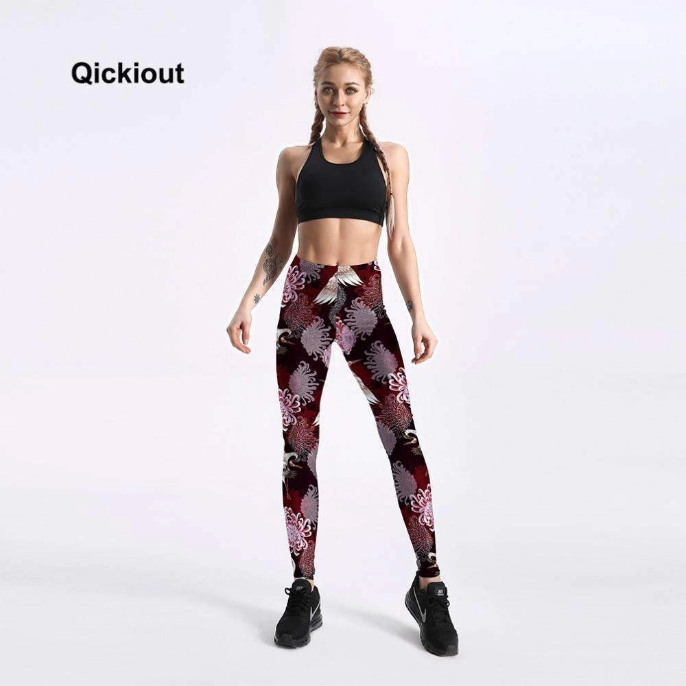 Women's Autumn Hot Daisy Swam Fitness Leggings Volleyball