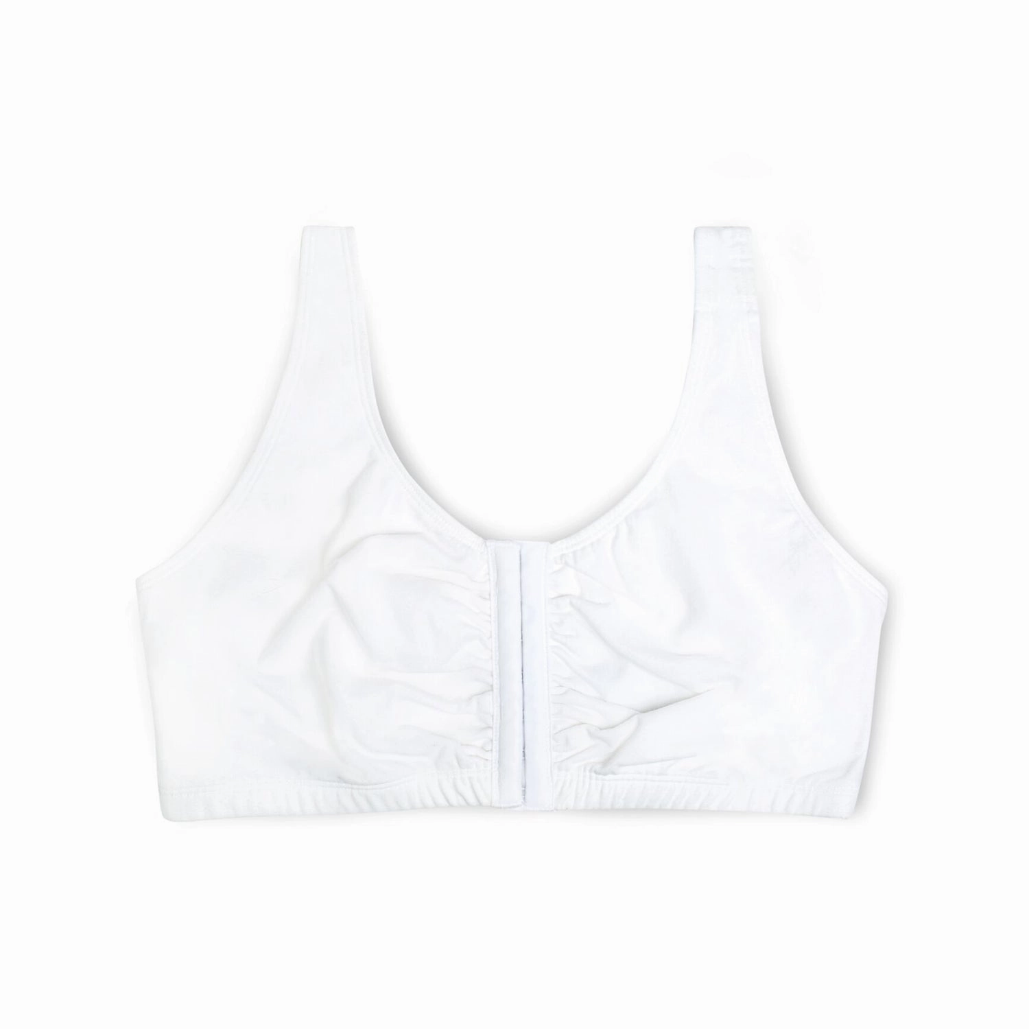 Women's Beyond Soft Front Closure White Cotton Bra 96014 Luxury Mood