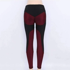 Solid colors NonRestrictive Cut Women's Dark Blue Fitness Leggings
