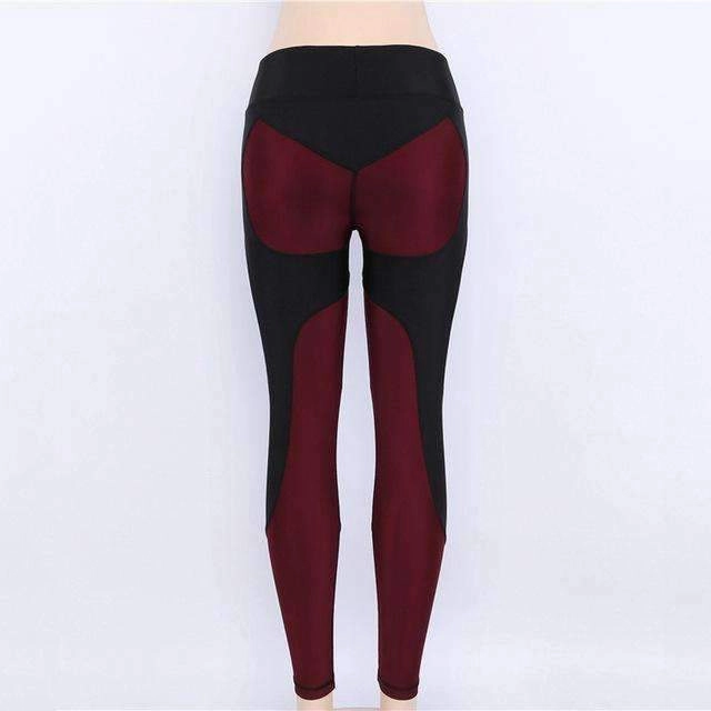 Solid colors NonRestrictive Cut Women's Dark Blue Fitness Leggings