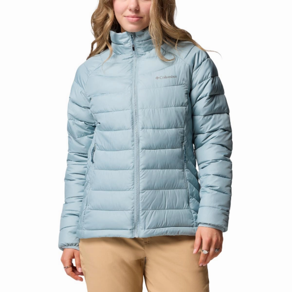 Women's Powder Lite II Insulated Jacket 208945 LayeredNeckline