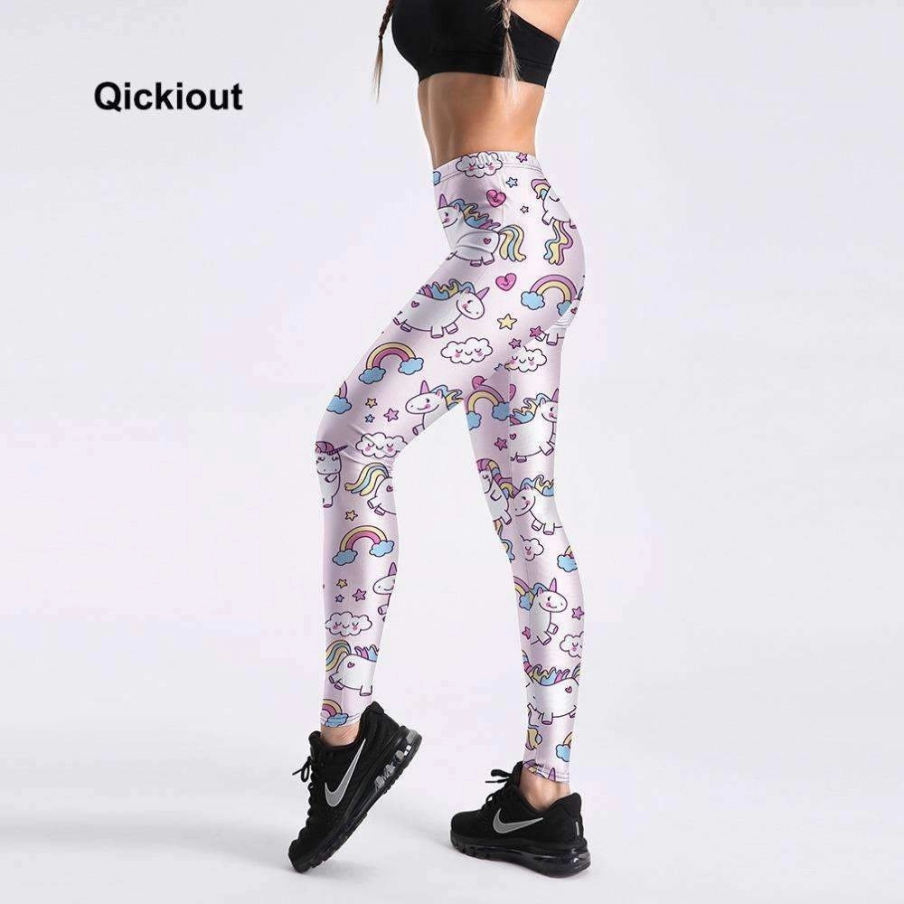 Women's Rainbow Stars Cartoon Fitness Leggings baseball BondedSeamlessConstruction