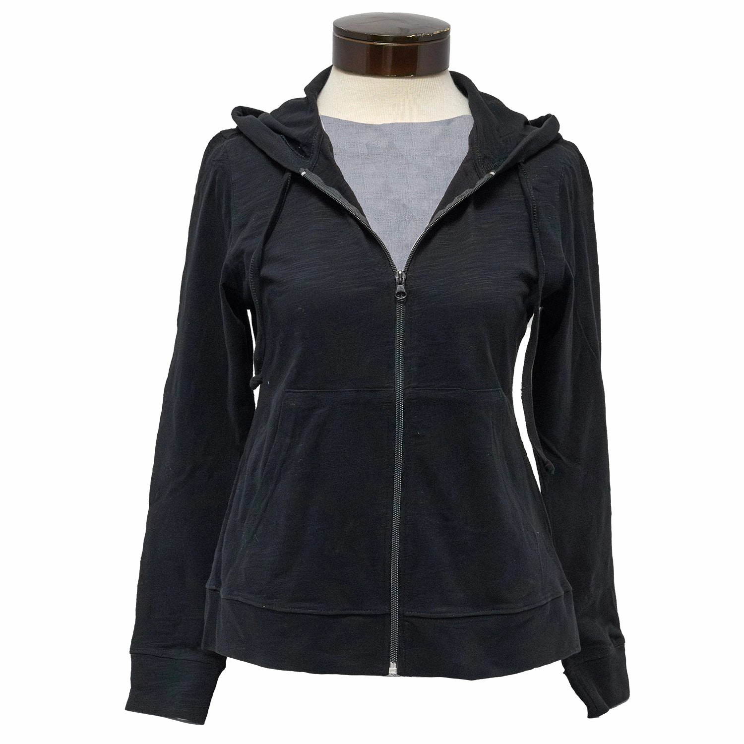 Loose Thread Skin Hug Women's Slub Knit Hoodie WM1828