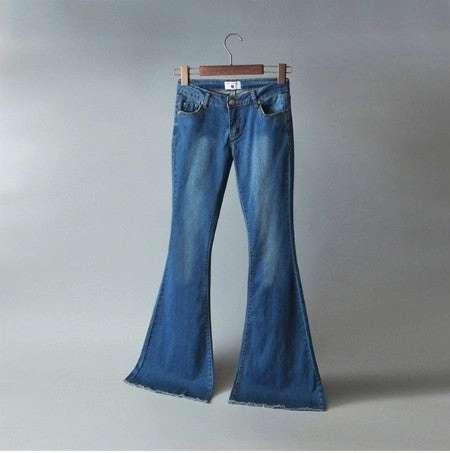 Everyday Ready Basic Comfort Women's Wide-leg Slim-fitting Mid-waist Sexy Jeans