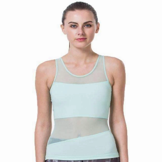 Organic Fabric Women'S Yoga T-Shirt Yoga Woman Sleeveless Yoga Tank Tops Tights Sports Tops Fitness Shirt Women Quick Dry Running Shirts