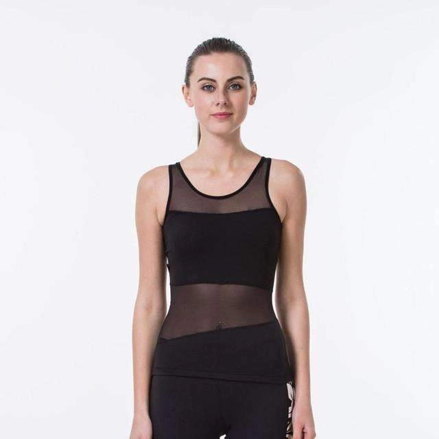 Button-down style Women'S Yoga T-Shirt Yoga Woman Sleeveless Yoga Tank Tops Tights Sports Tops Fitness Shirt Women Quick Dry Running Shirts