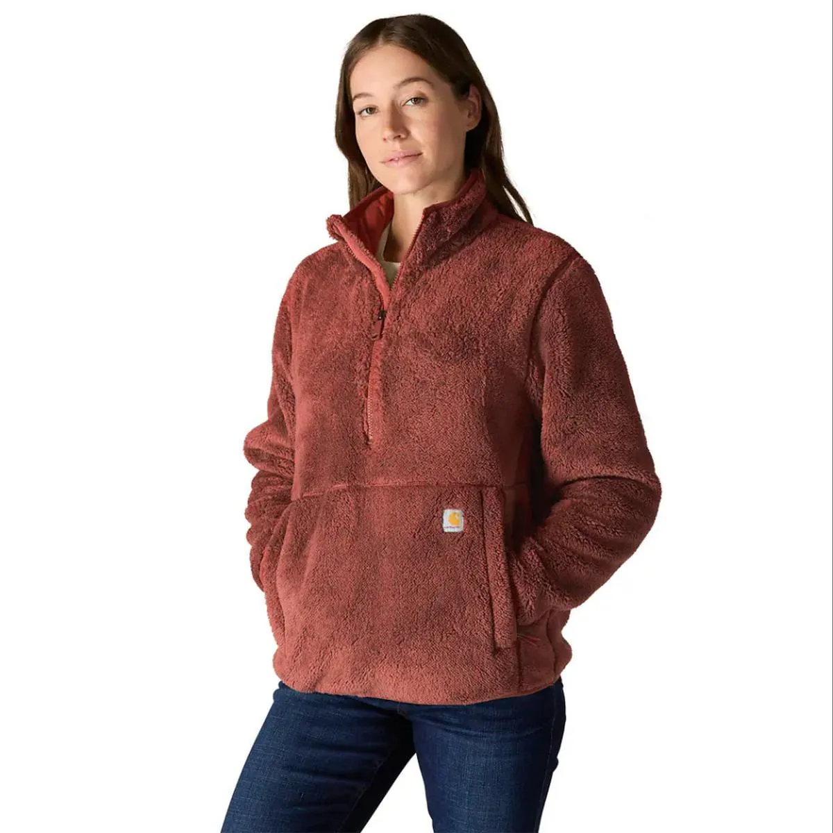 Breathable Lamination Women's Loose Fit Fleece Pullover 106470