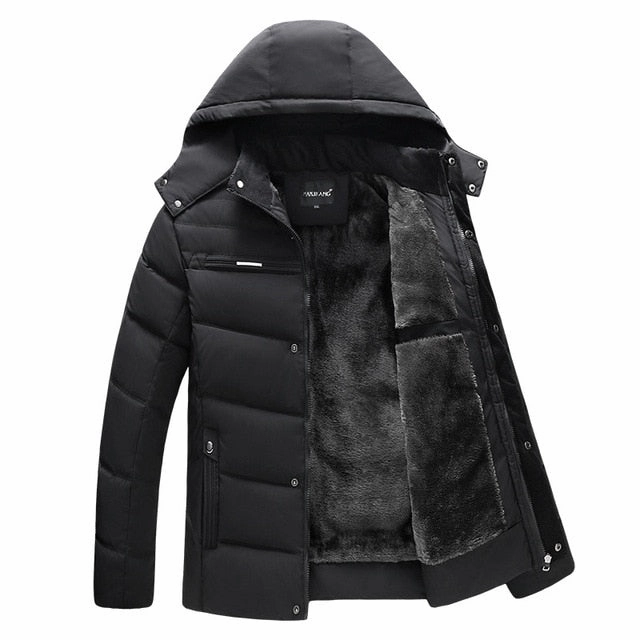 Wonderfully Warm Parka Men's Winter Jacket Casual Comfy Layer