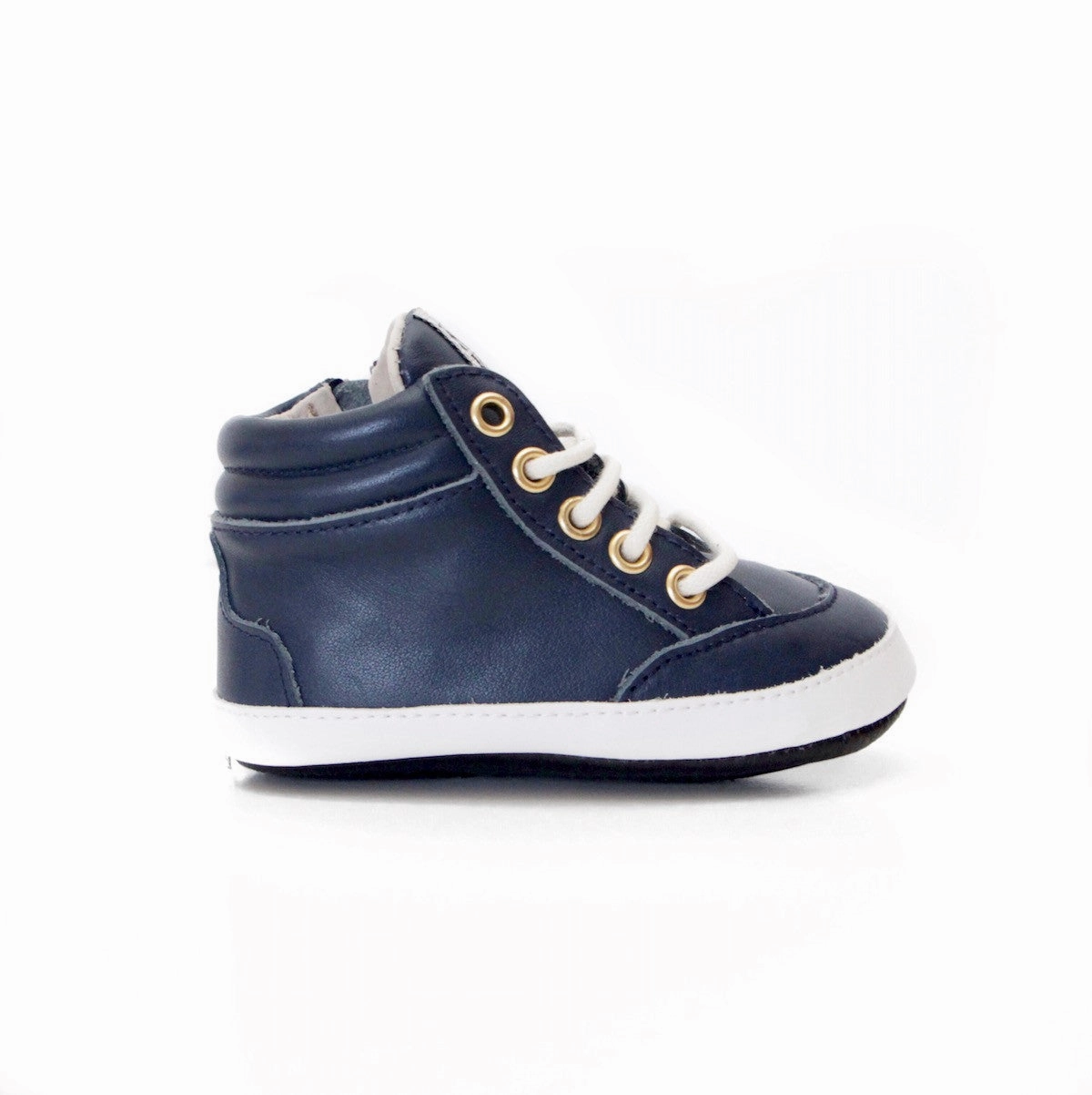 squash Activewear z Brooklyn Baby High Top Sneakers Navy