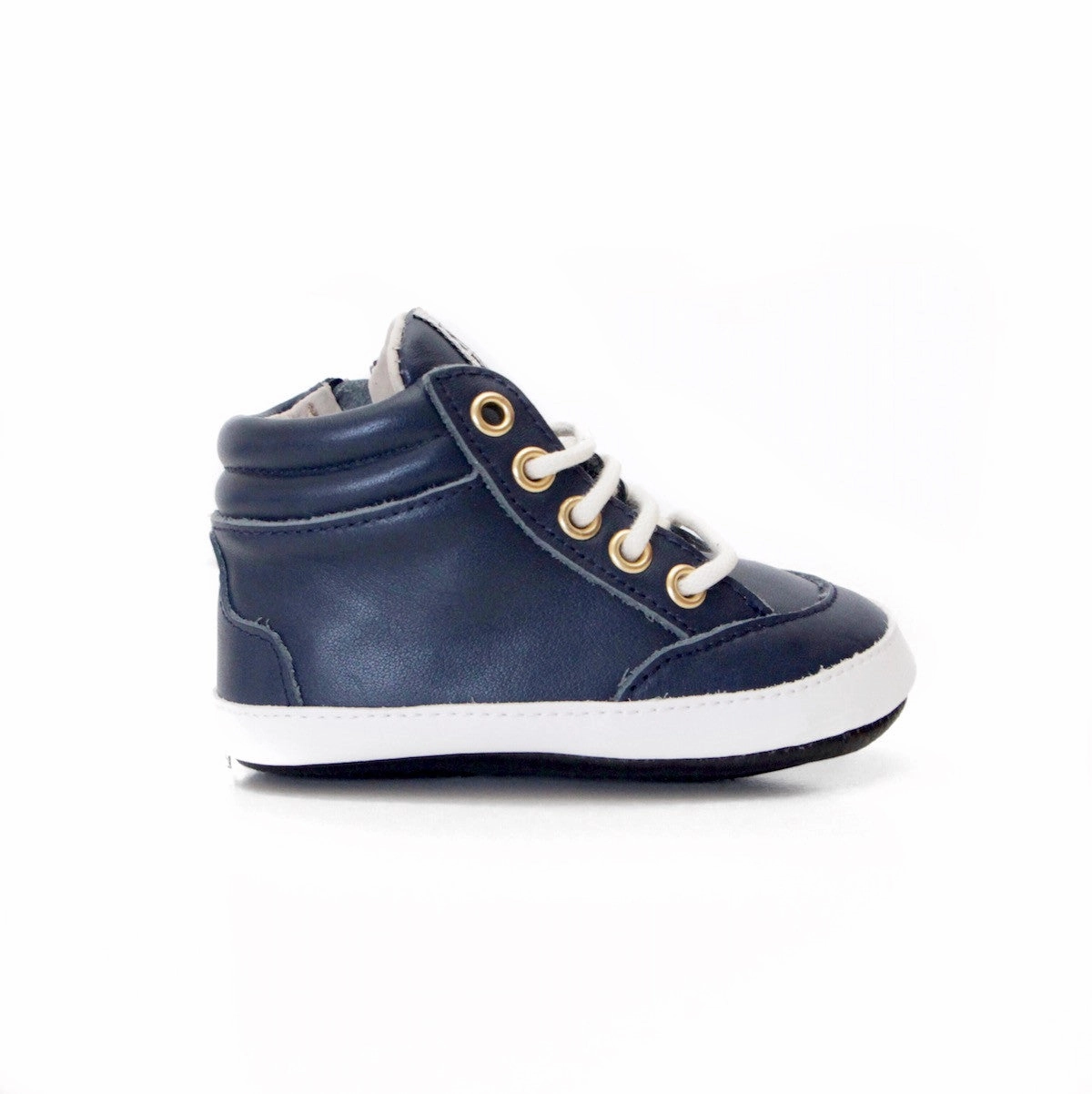 z Brooklyn Baby High Top Sneakers Navy moisture - wicking - level